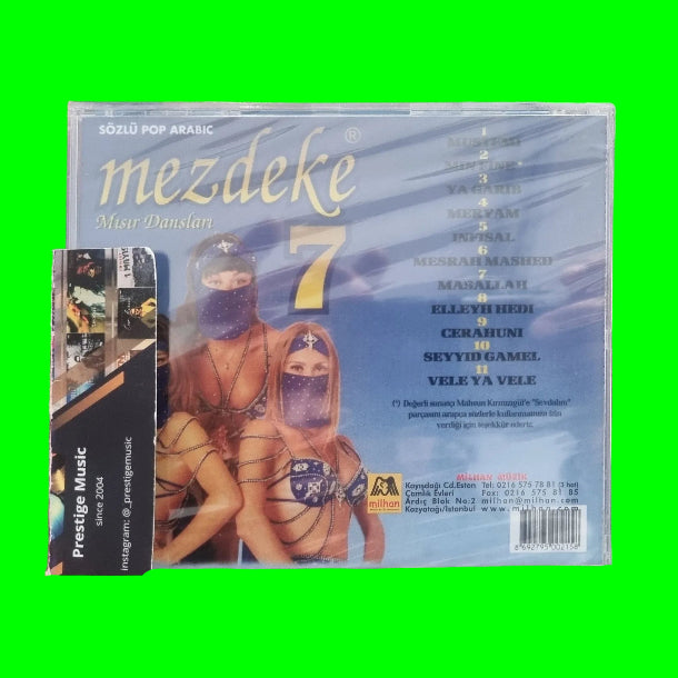 Mezdeke | Mısır Dansları Vol.7| CD |Oryantal| Oryantal dans | CD'ler