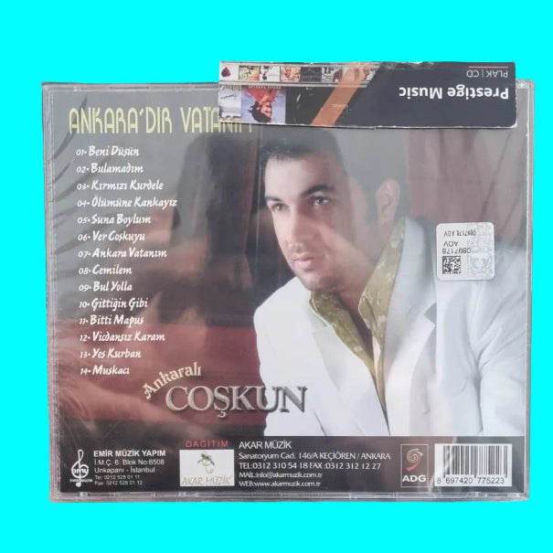 Ankaralı Coşkun -Ankara'dır Vatanım(CD) Ankaralı Coşkun Ankara'dır Vatanım CD