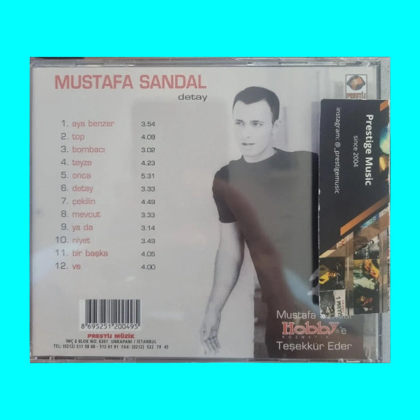 Mustafa Sandal Detay CD(CD)Türkce Pop CD | Mustafa Sandal CD