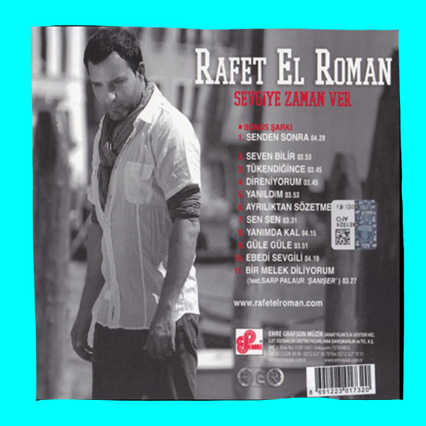 Rafet El Roman - Sevgiye Zaman Ver CD | Rafet El Roman Senden Sonra ( CD )Türkçe Pop CD