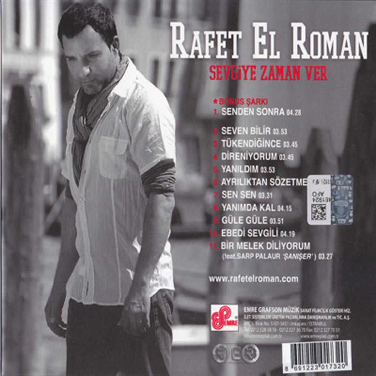 Rafet El Roman - Sevgiye Zaman Ver CD | Rafet El Roman Senden Sonra ( CD )Türkçe Pop CD
