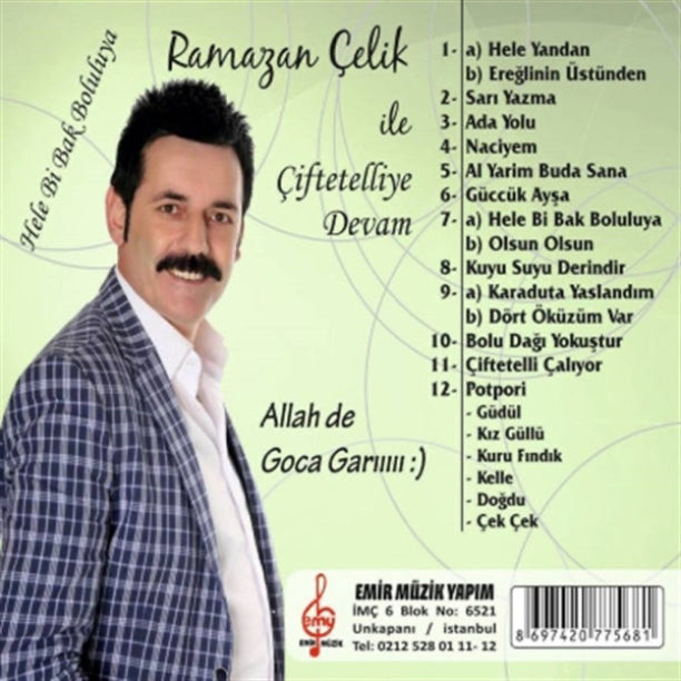 Ramazan Çelik CD - Ramazan Çelik İle Çiftetelliye Devam | CD | Hele Bi Bak Boluluya | CD