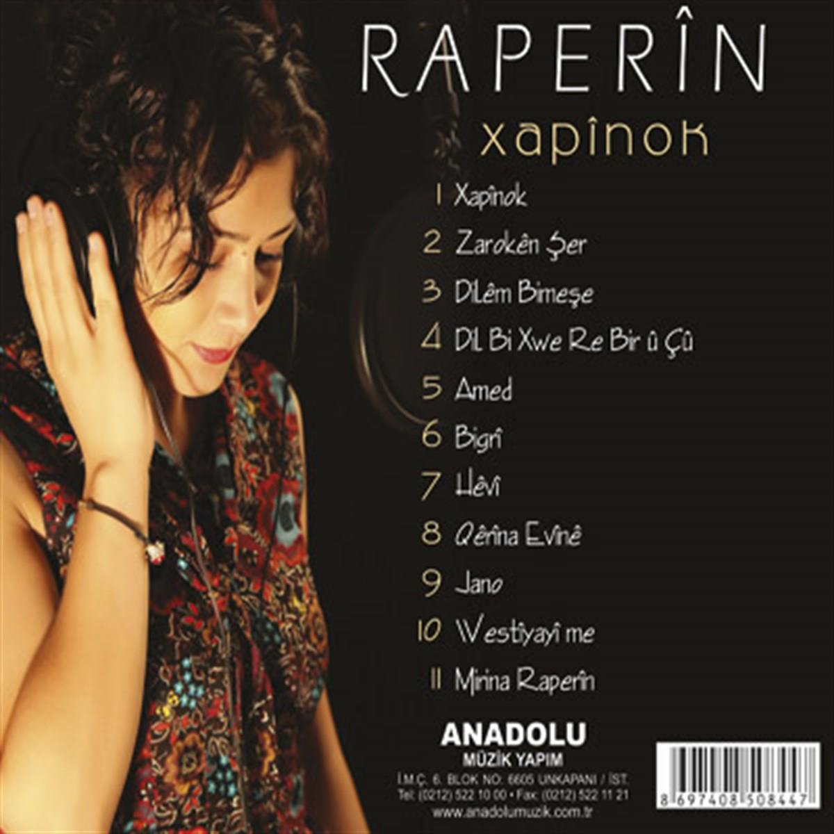 Raperin | Xapinok | CD ( Kürtçe | Rock )Kürtçe CD