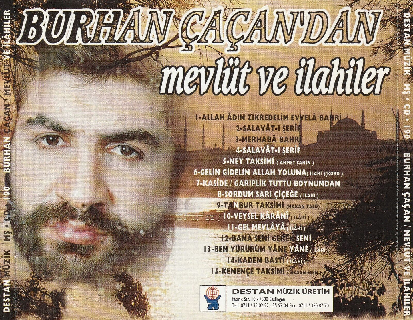 Burhan Çaçan - Mevlüt Ve ilahiler ( CD )Mevlüt | İlahiler | CD ( Destan Müzik Almanya )