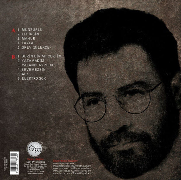 Ahmet Kaya Plak -Tedirgin (Plak)Schallplatte | LP |Ahmet Kaya Plak -Tedirgin | Plak