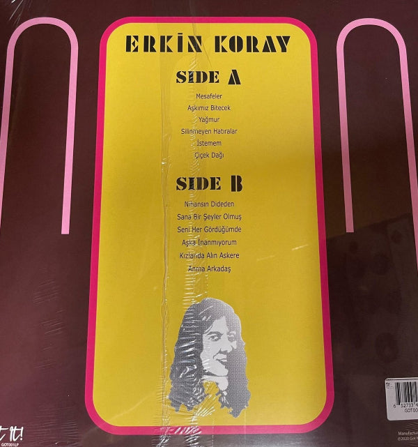 Erkin Koray Plak - Mesafeler | Aşkımız Bitecek | Silinmeyen Hatıralar | Plak | Anadolu Rock |Türkçe rock plak