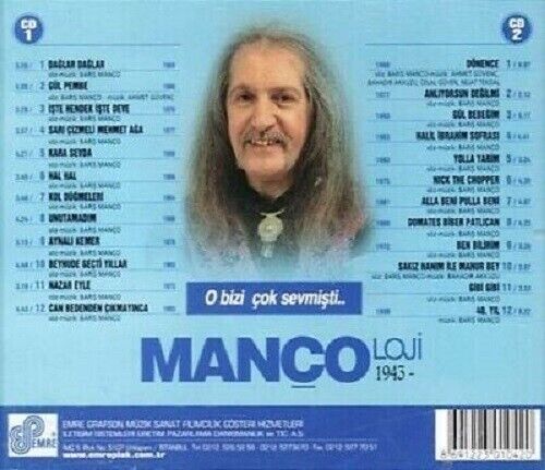 Barış Manço | Loji CD | Best of | Mançoloji 1943(CD)Türkçe Pop | Rock