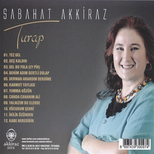 Sabahat Akkiraz - Turap (CD) Türk Halk |CD