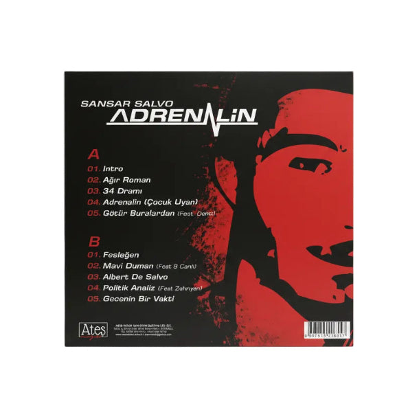 Sansar Salvo - Adrenalin Plak (Sansar Salvo Plak) Türkçe Rap | Türkçe Hip Hop Plak