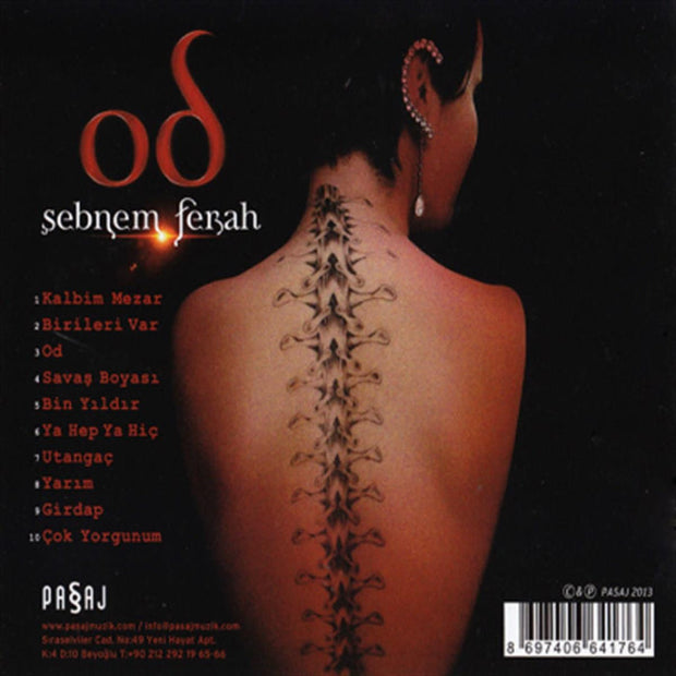 Şebnem Ferah- Od (CD)Türkçe | Türkische | Türkischer |Rock |CD