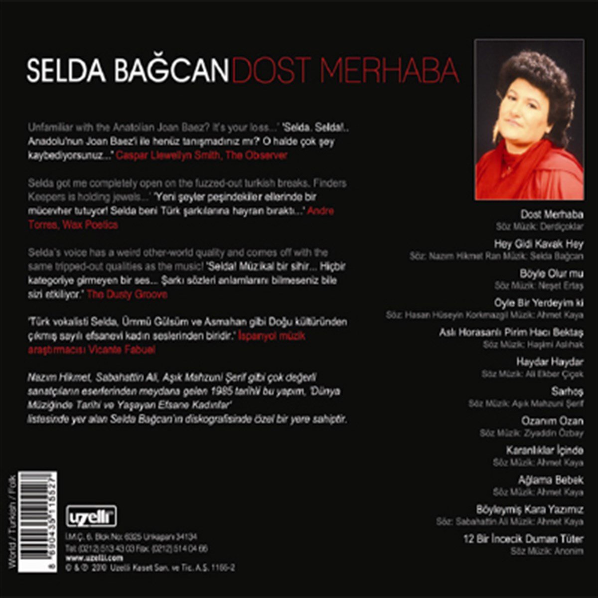 Selda Bağcan - Dost Merhaba | CD |türkische Volksmusik | türk halk | halk müziği | CD
