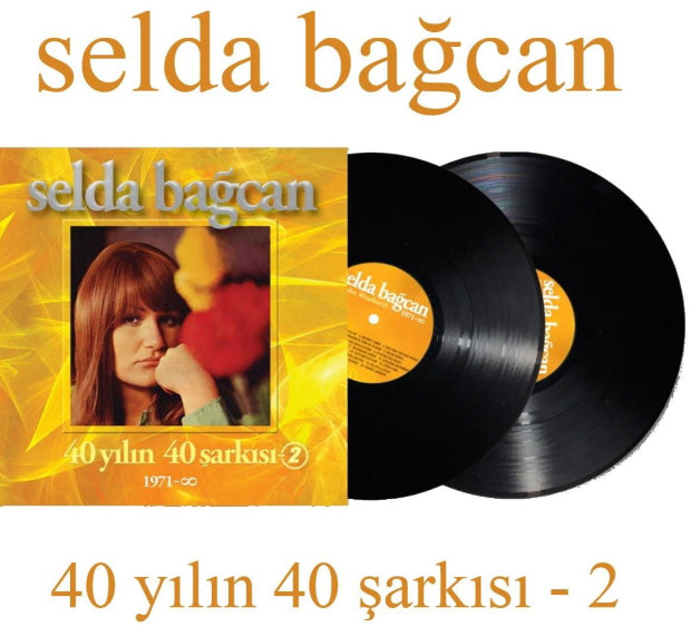 Selda Bağcan Plak | 40 Yılın 40 Şarkısı 2 | Özgün | Protest Müzik ( 2 Plak) Schallplatte | LP