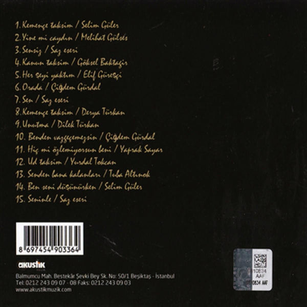 Selim Güler - Sensiz ( CD )enstrümantal | instrumental | CD