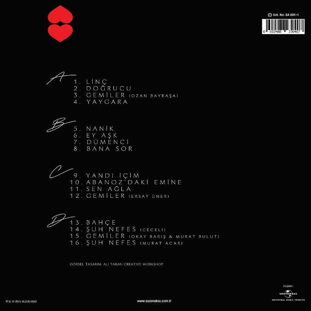 Sezen Aksu - Paşa Gönül Şarkıları Plak (2'li Kırmızı Plak)Sezen Aksu Paşa Gönül Şarkıları Plak