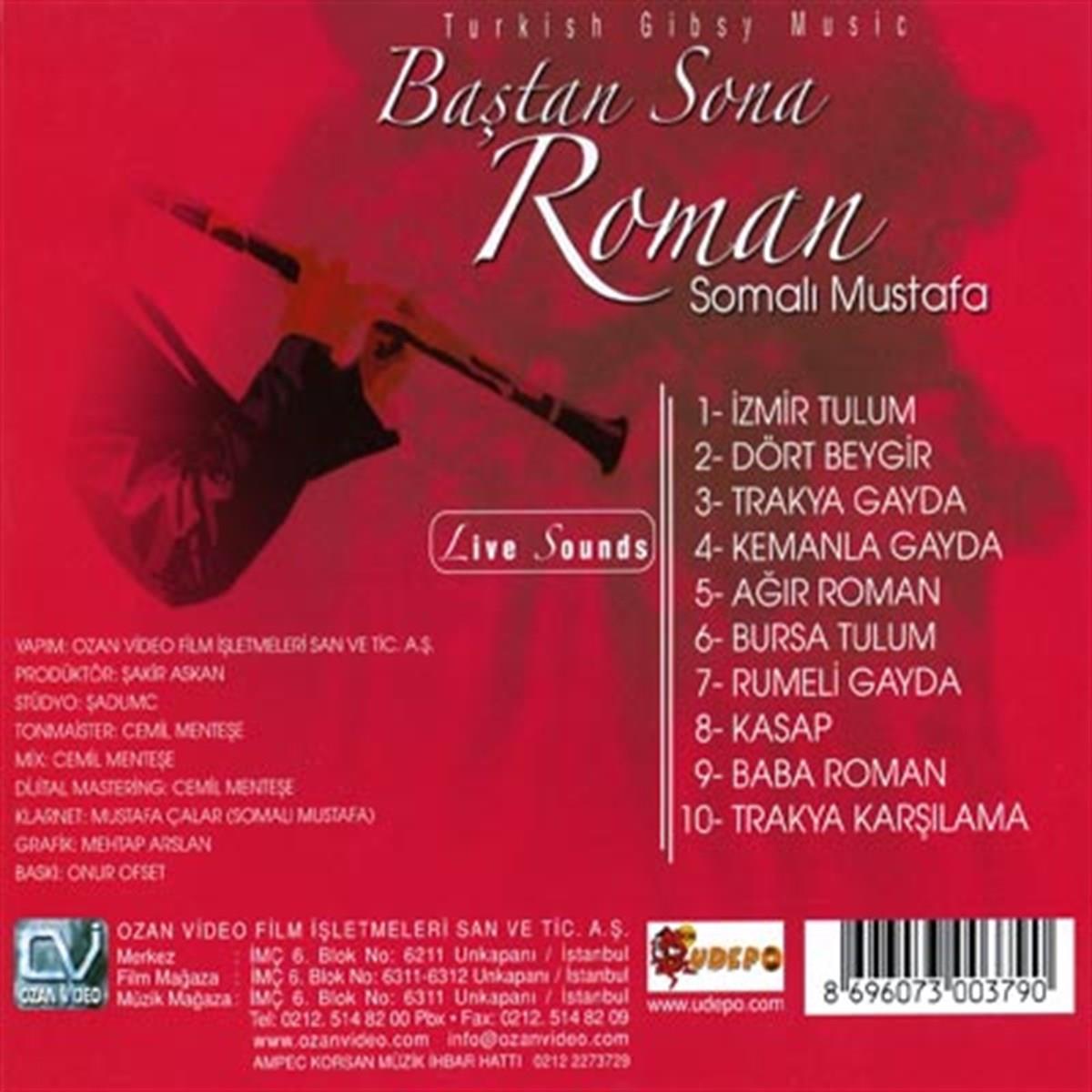 Somalı Mustafa - Baştan Sona Roman CD |Canlı Sesler - Somali Mustafa| Roman Oyun Havalari