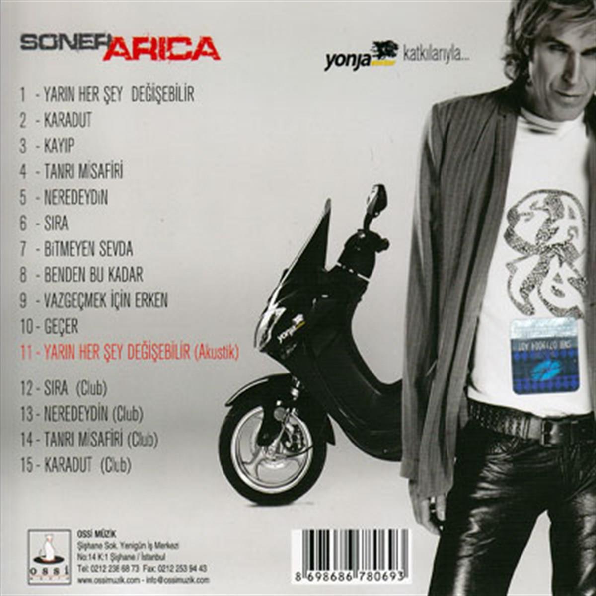 Soner Arıca - Yarın Herşey Değişebilir (CD) Türkçe | Pop | Türk popu | CD