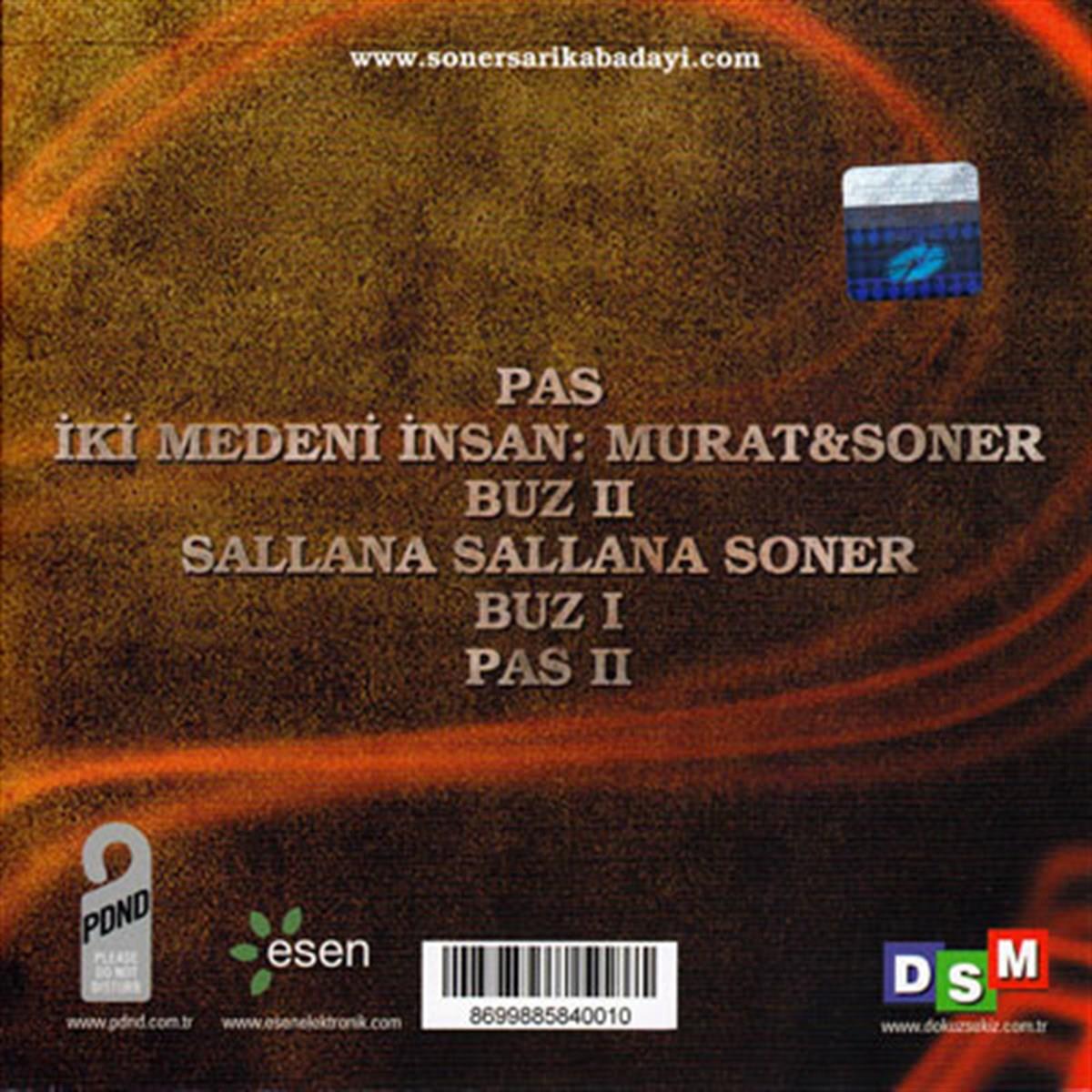 Soner Sarıkabadayı - Pas (Türk Pop) | CD)