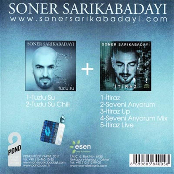 Soner Sarıkabadayı - Tuzlu Su+İtiraz (Türkischer Pop | 2 CD)