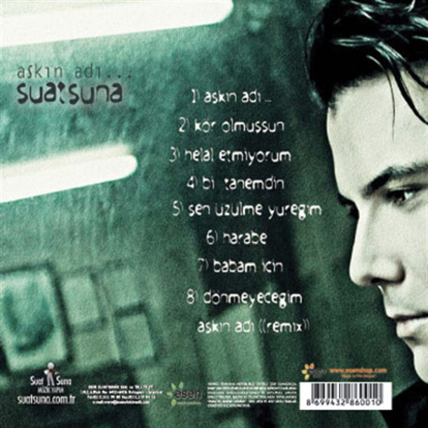 Suat Suna - Aşkın Adı(CD)Türkçe |Eski | Nostalji| Pop |CD