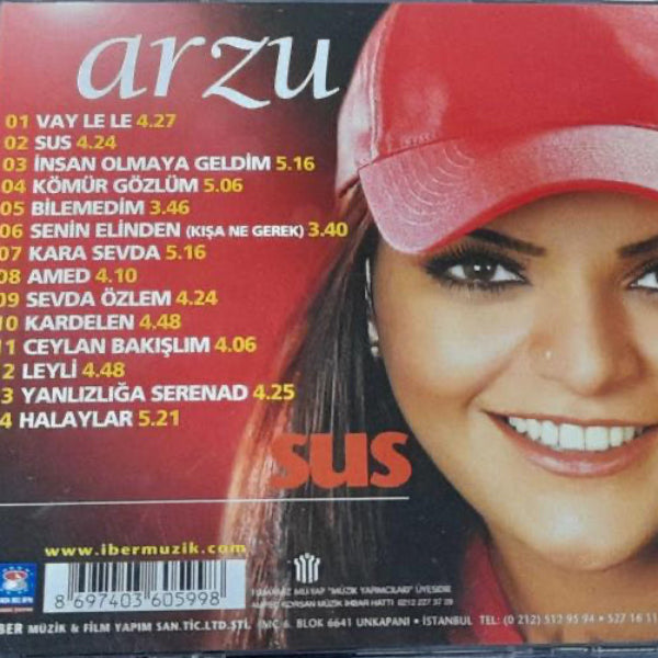 Arzu - Sus | CD | Halk Müziği - türkische Volksmusik | CD | Almanya ' da | Türk halk | Müziği | CD