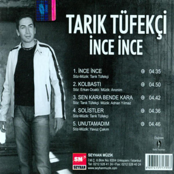 Tarık Tüfekçi - İnce İnce (CD) Kolbastı | Karadeniz | Pop | CD