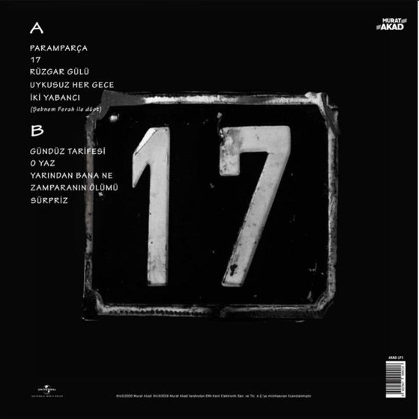 Teoman - 17 (Plak) Türkce Rock | Plak | Schallplatte | LP