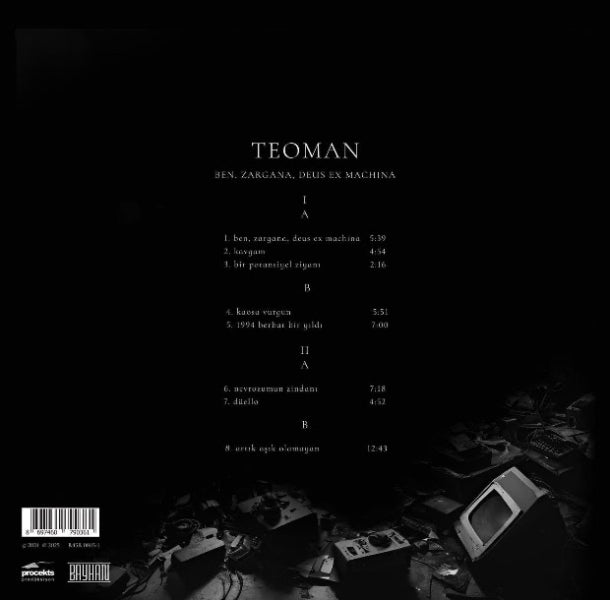 TEOMAN - BEN ZARGANA DEUX EX MACHINA | Plak (BOX SET) Schallplatte | LP | Almanya
