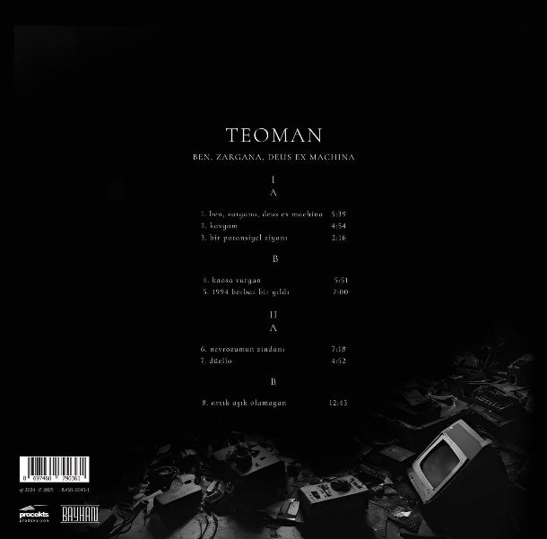 TEOMAN - BEN ZARGANA DEUX EX MACHINA | Plak (BOX SET) Schallplatte | LP | Almanya