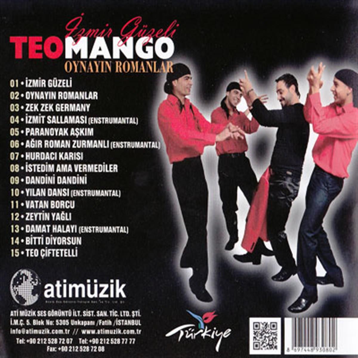 TEOMANGO - İzmir Güzeli |Oynayın Romanlar (CD) İzmir Roman Havaları | CD