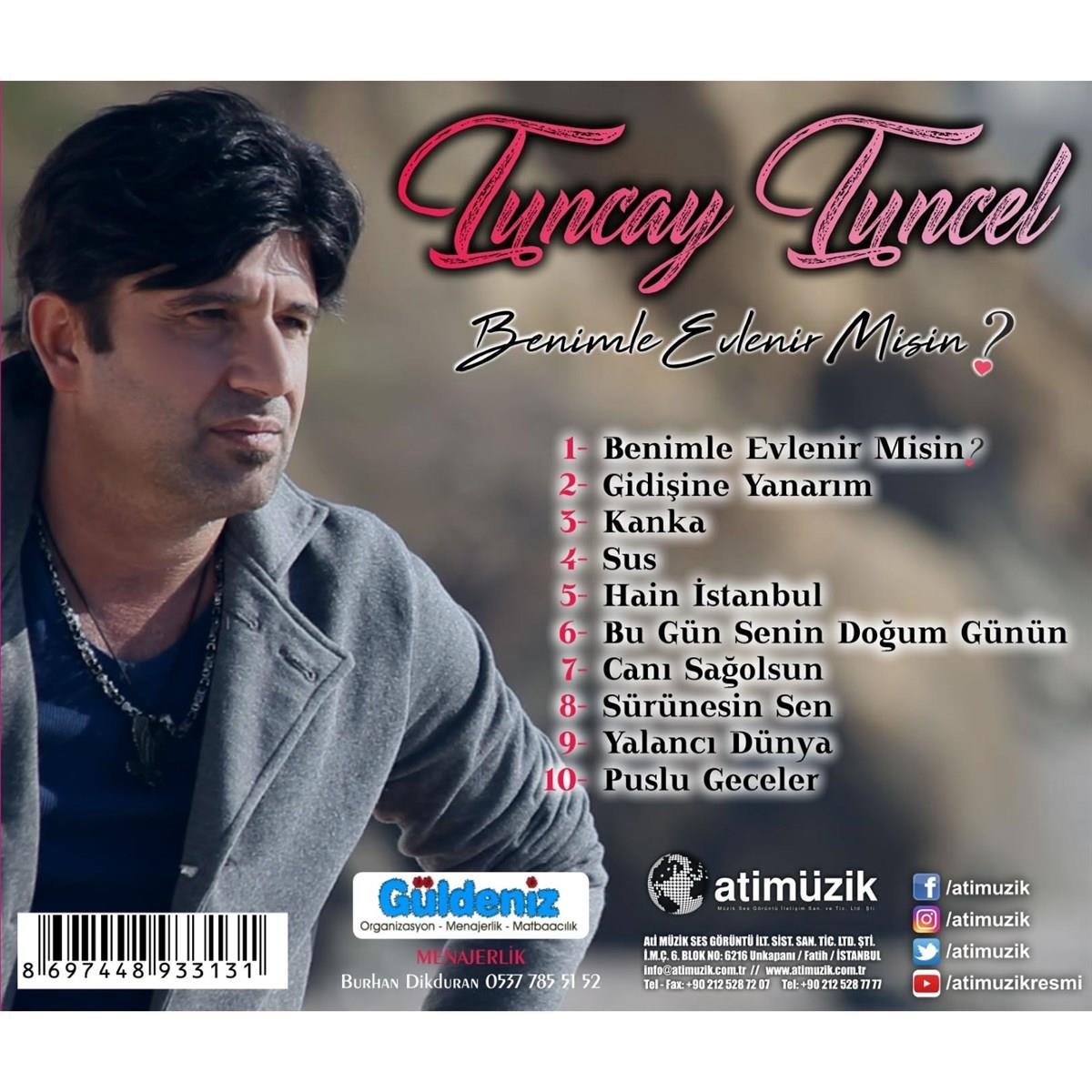 Tuncay Tuncel Plak | Benimle Evlenir misin? (Arabesk Plak |Kayıt) LP