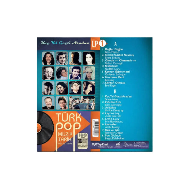 Türk Pop Müzik Tarihi Plak |1960-70'lı Yıllar | LP Vol.1 (Plak)Kaç Yıl Geçti Aradan |Plak |LP |Schallplatte