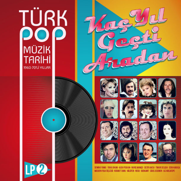 Türk Pop Müzik Tarihi Vol.2 (İlk Baskı Dağlar Dağlar) Plak | kayıt | LP