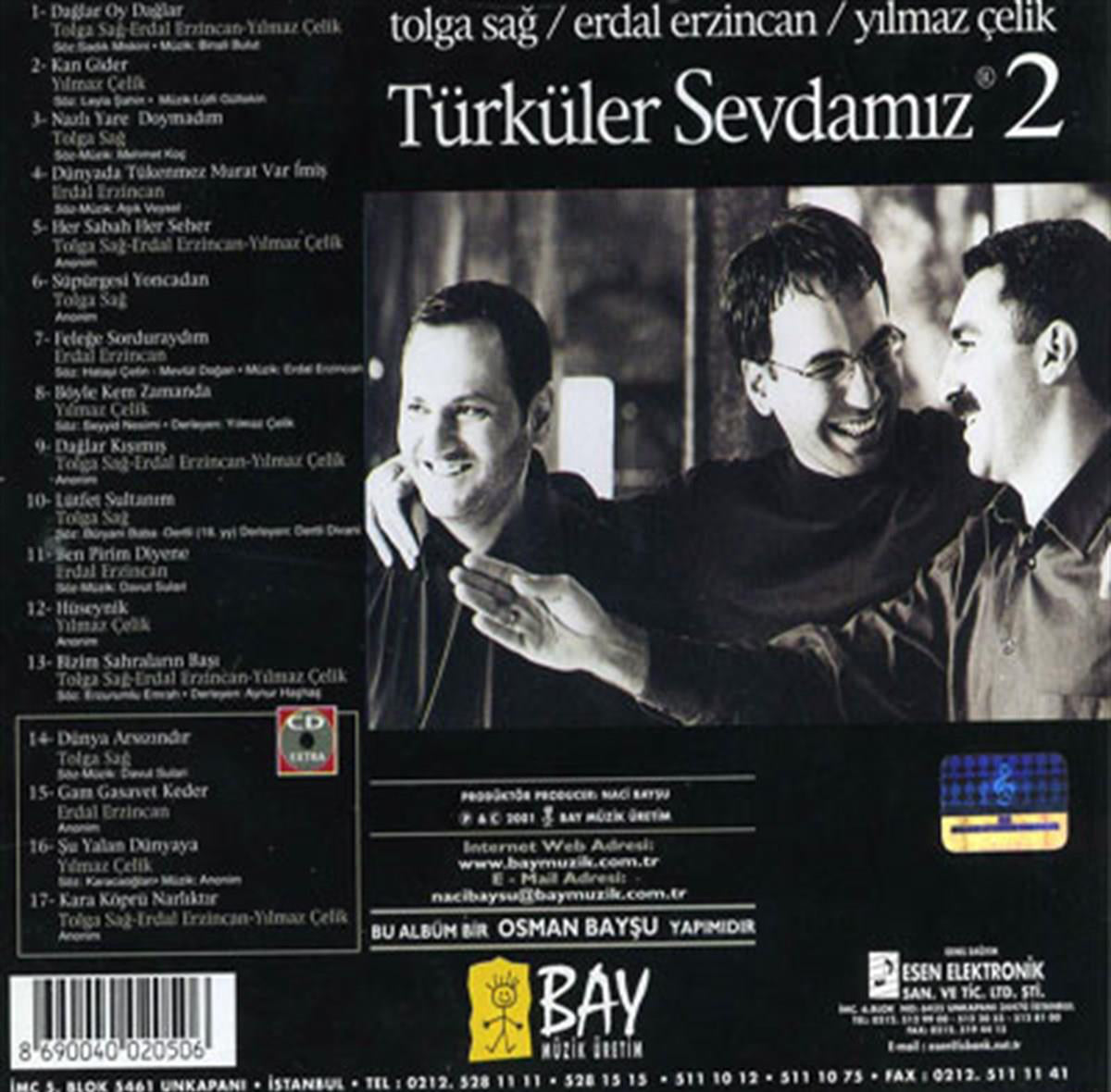 Türküler Sevdamız -2( CD ) karışık | Türk Halk | CD