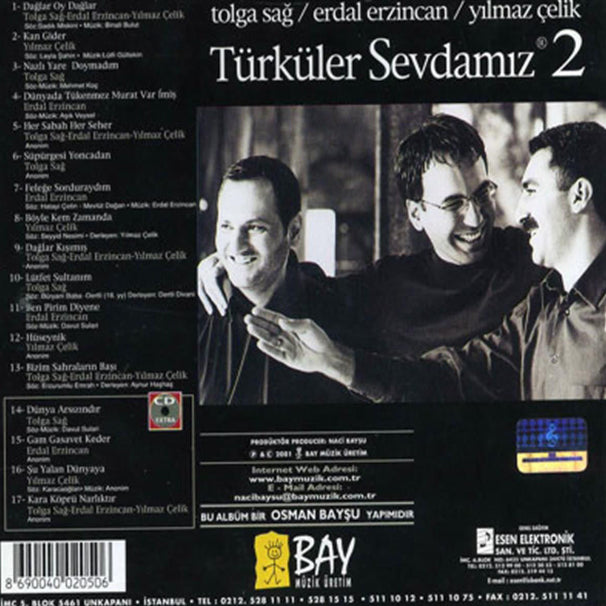 Türküler Sevdamız 2( CD ) karışık | Türk Halk | CD