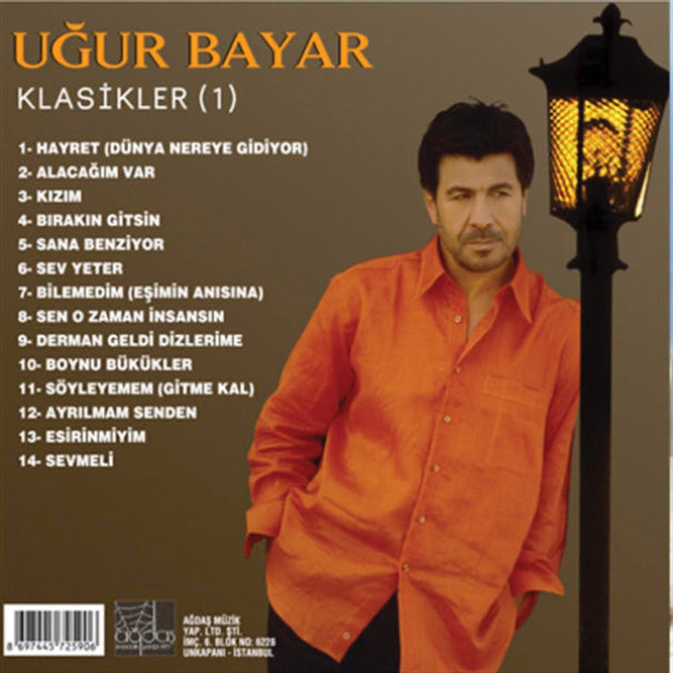 Uğur Bayar- Klasikler 1 | CD |Uğur Bayar CD | Arabesk | Halk müziği | Volksmusik CD