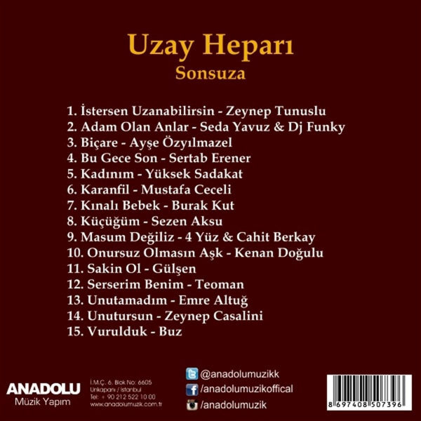 Uzay Heparı CD - Uzay Hepari - Sonsuza (CD)