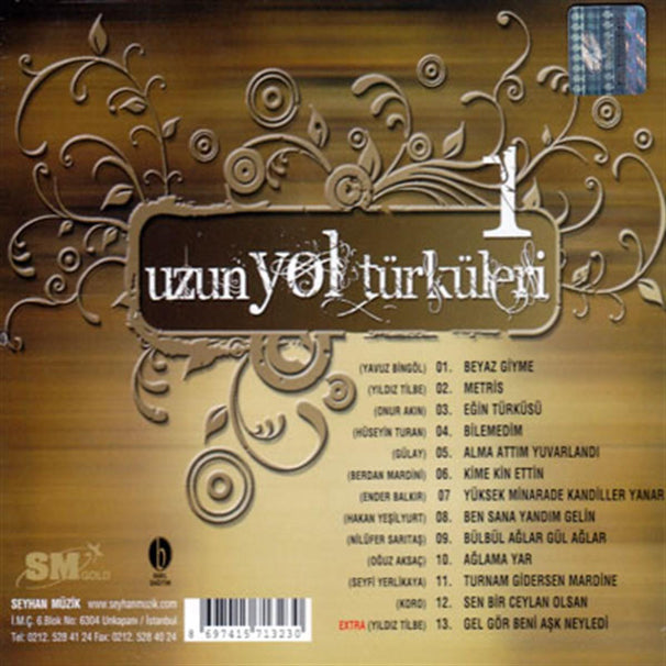 Uzun Yol Türküleri CD| Uzun Yol Türküleri 1 (CD) karışık| Türk halk | müziği