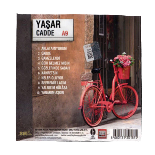 Yaşar CD -Yasar- Cadde | A9 ( CD)Türkçe | pop | CD's