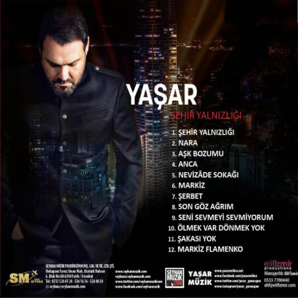 Yaşar-Şehir Yalnızlığı( CD ) Türkische | Türkischer | Pop | CD