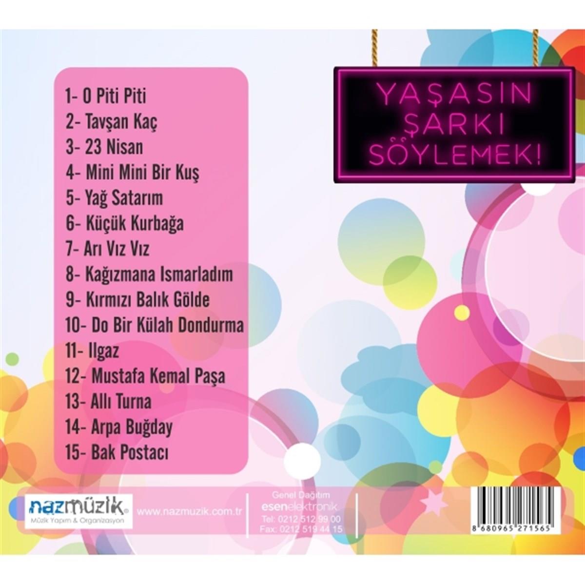 Yaşasın Şarkı Söylemek - Karaoke CD - Canlı Enstrumanlarla En Güzel Çocuk Şarkıları CD | KARAOKE CD