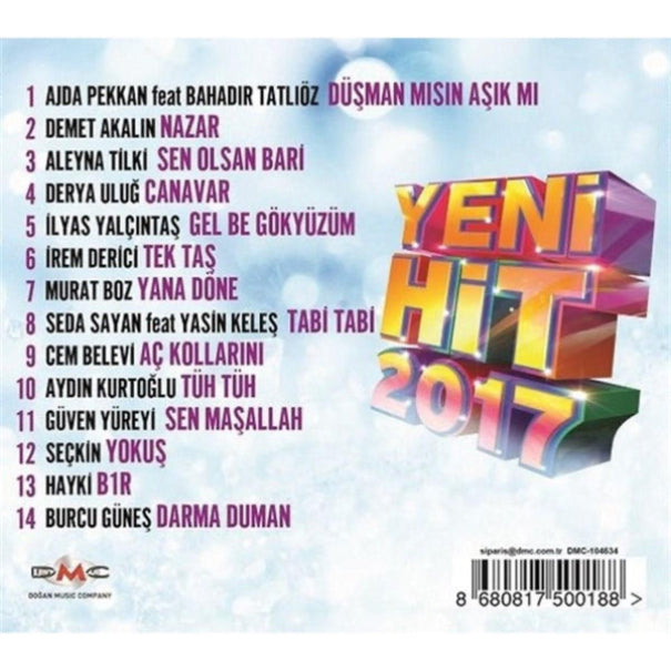 Yeni Hit 2017 - Çeşitli Sanatçılar | karışık | POP (CD)Türkçe | Pop | CD