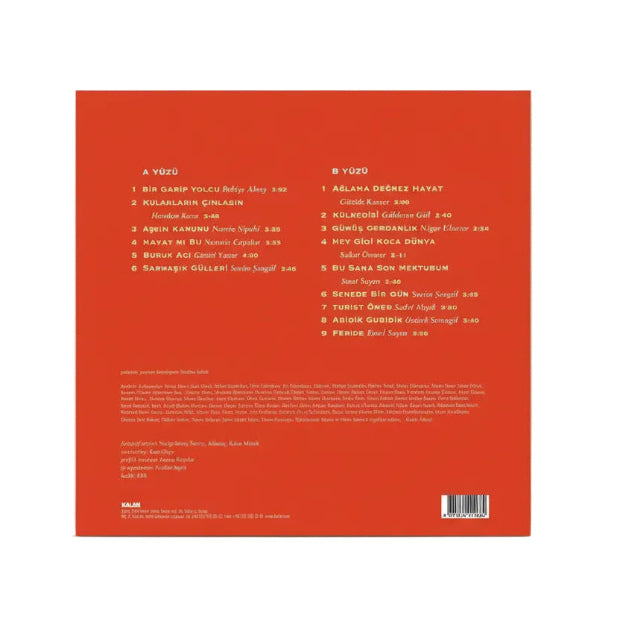 Yeşilçam Şarkıları Plak | Vol 1| Aşkın Kanunu (Türk Sanat Plak)Schallplatte | LP