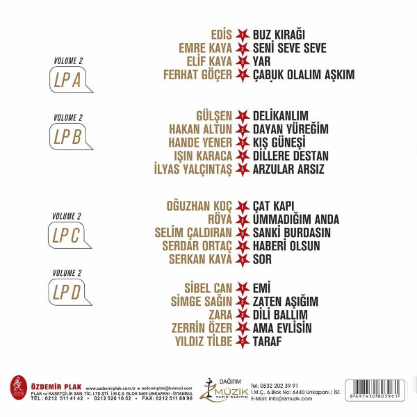 Yıldız Tilbe - Yıldız'ın Şarkıları |2 ( CD )Türkçe | Pop | Türk popu | CD | CD'ler