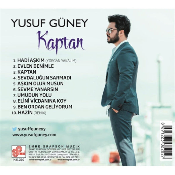 Yusuf Güney - Kaptan ( CD )Türkçe CD