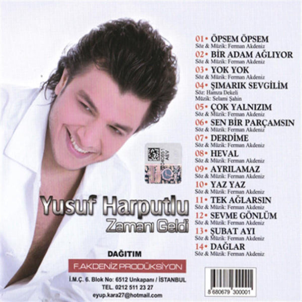 Yusuf Harputlu CD | Zamanı Geldi | CD | Arabesk CD