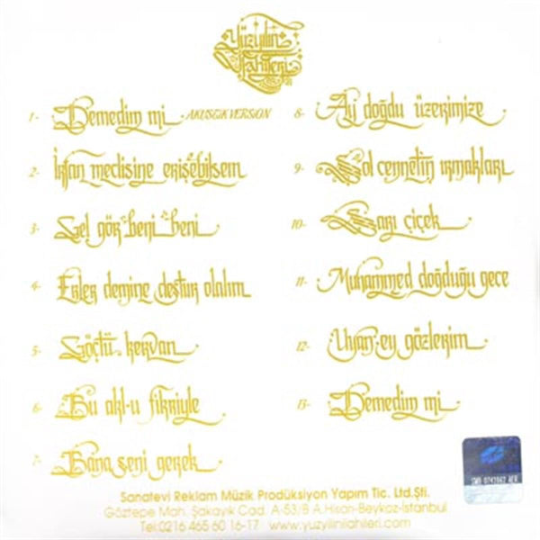 Yüzyılın İlahileri - En iyi ilahiler |CD