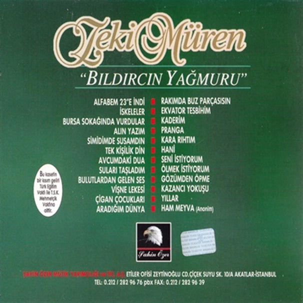 Zeki Müren - Bıldırcın Yağmuru ( CD )Türk sanat| müziği | CD