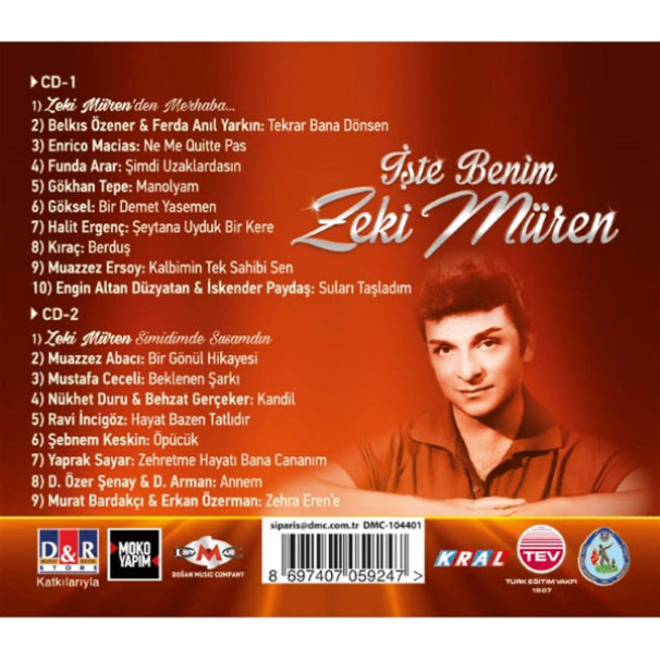Zeki Müren- İşte Benim Zeki Müren | CD |Türk Sanat Müziği | çeşitli sanatçılar | dan | Zeki Müren Sarkıları | CD