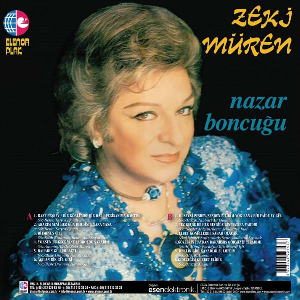Türk | Sanat | Müziği | Plak | Zeki Müren - Nazar Boncuğu | plak | Schallplatte | LP | sipariş | Satın al