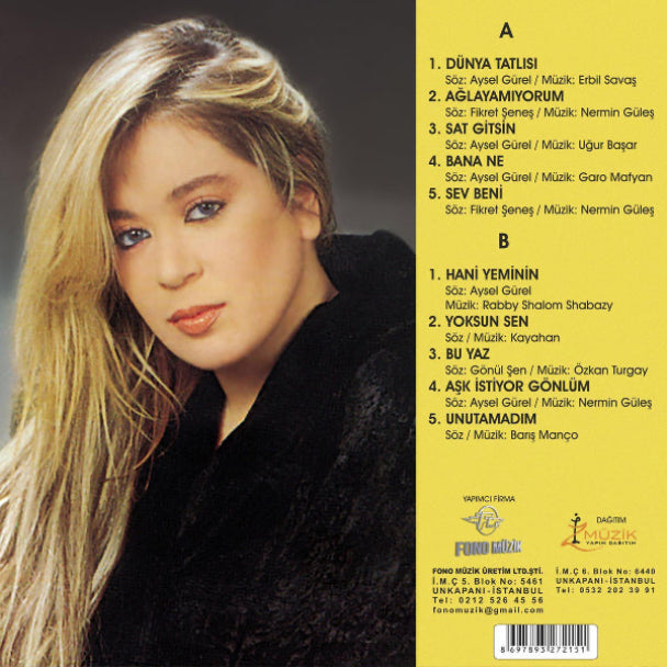 Zerrin Özer Plak | Dünya Tatlısı (Türkischer Pop | Türkce Pop |Plak | Kayıt) LP